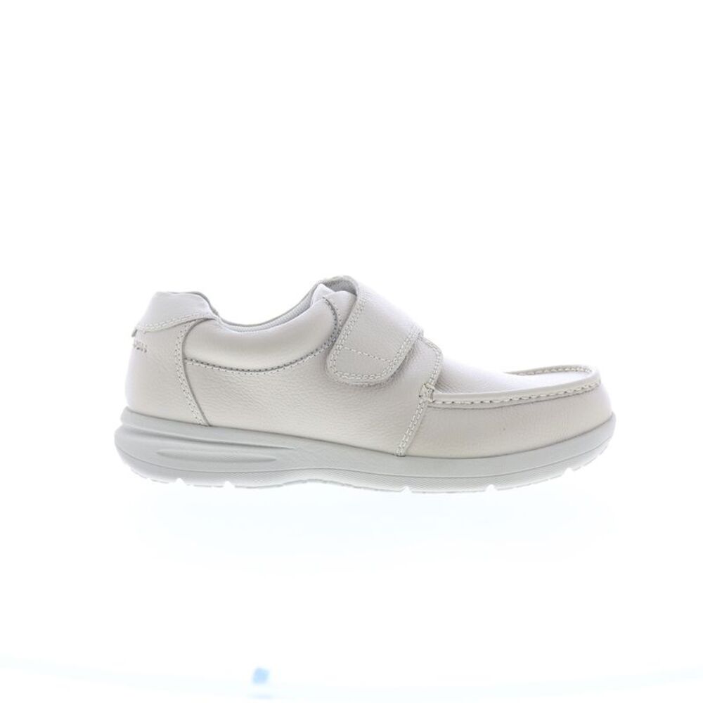 Nunn Bush Mens Cam Moc Toe Strap White Shoes (NWT)